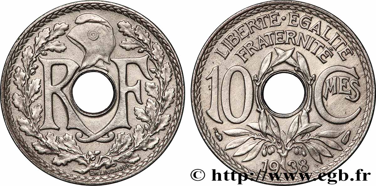 10 centimes Lindauer 1938 F.138/25 fVZ