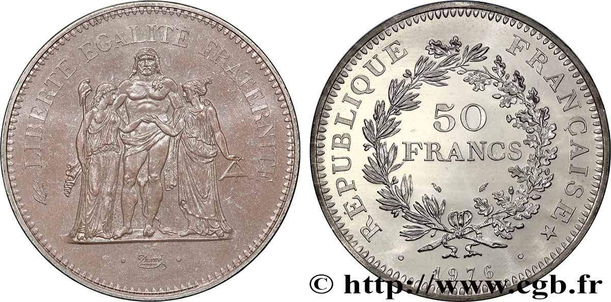 50 francs Hercule 1976 F.427/4 FDC