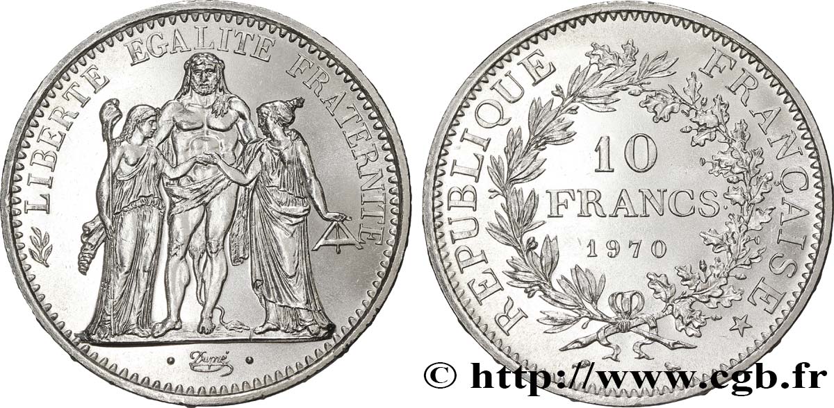 10 francs Hercule 1970  F.364/9 SPL63 