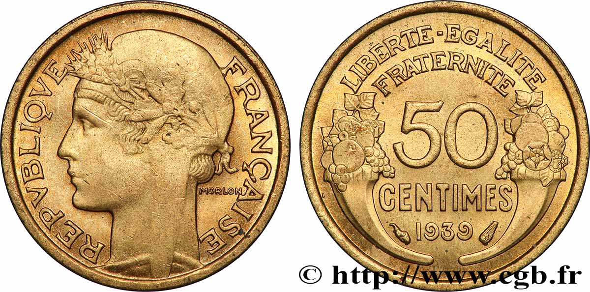50 centimes Morlon 1939 F.192/15 MS