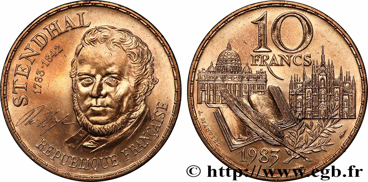 10 francs Stendhal 1983 F.368/2 MS