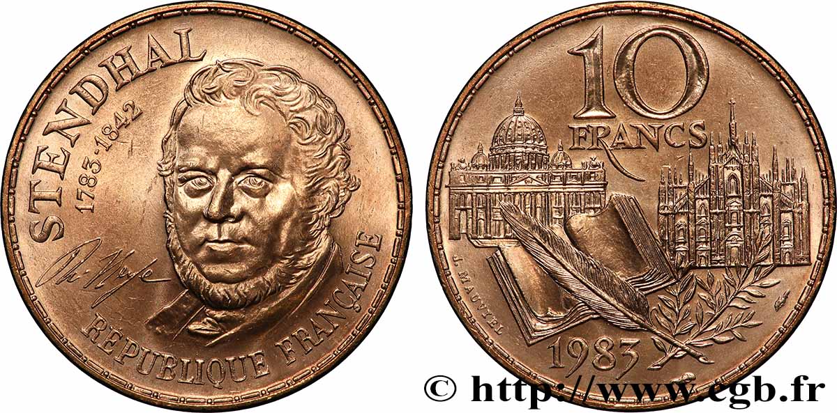 10 francs Stendhal 1983 F.368/2 MS