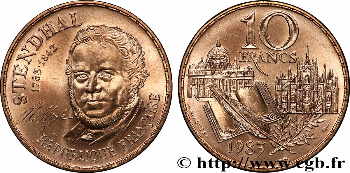 10 francs Stendhal 1983 F.368/2 MS