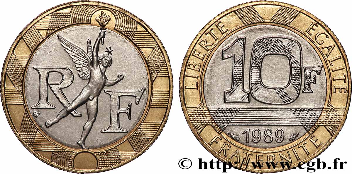 10 francs Génie de la Bastille 1989 Pessac F.375/3 MS