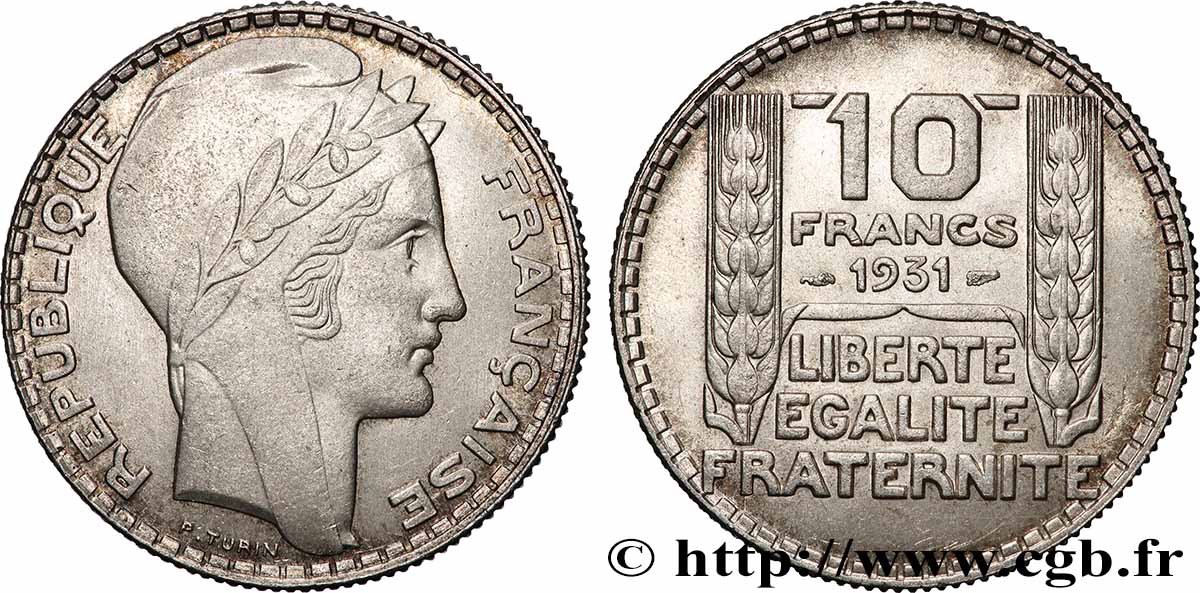 10 francs Turin 1931 F.360/4 VZ62
