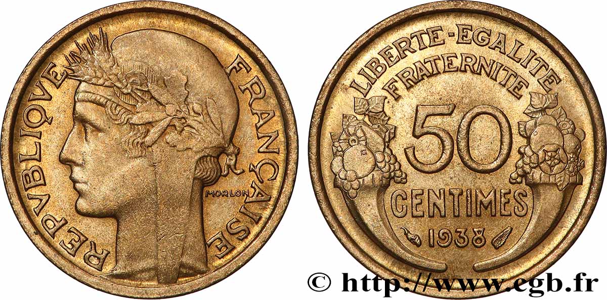50 centimes Morlon 1938 F.192/14 EBC62