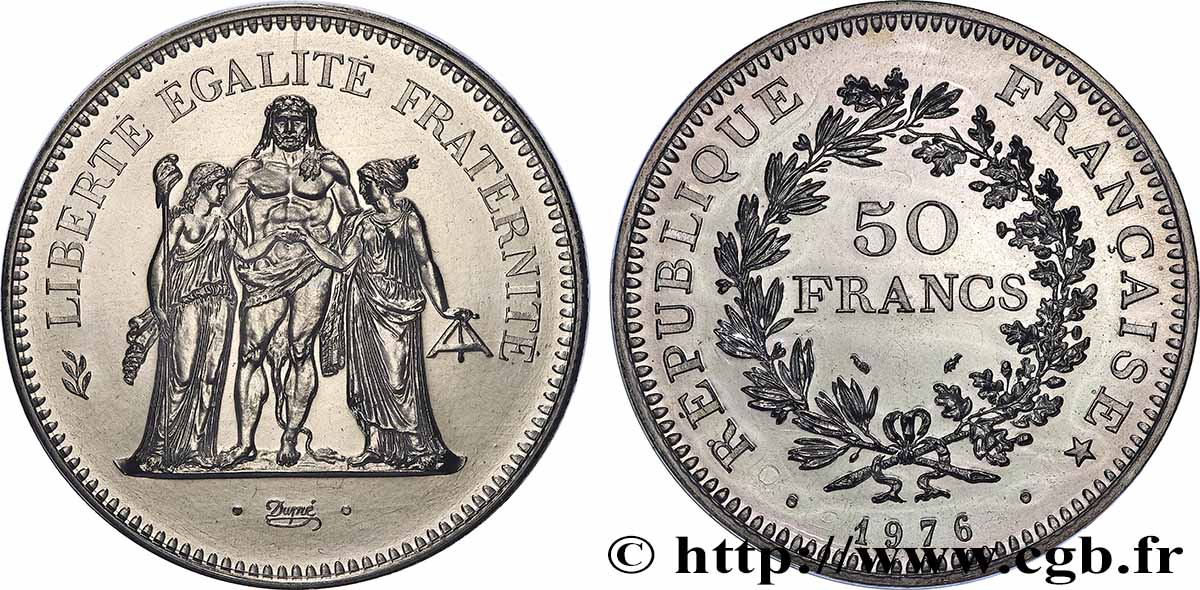 50 francs Hercule 1976 F.427/4 FDC