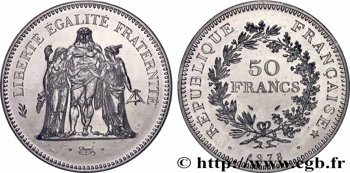 50 francs Hercule 1978 F.427/6 FDC