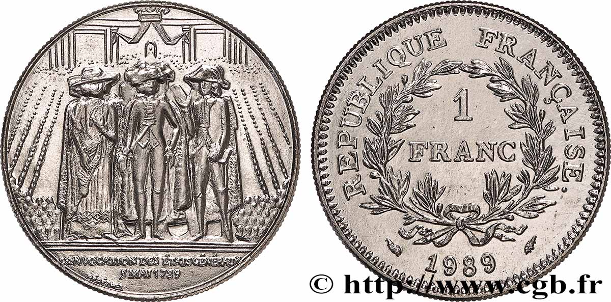 1 franc États Généraux 1989 F.228/2 ST