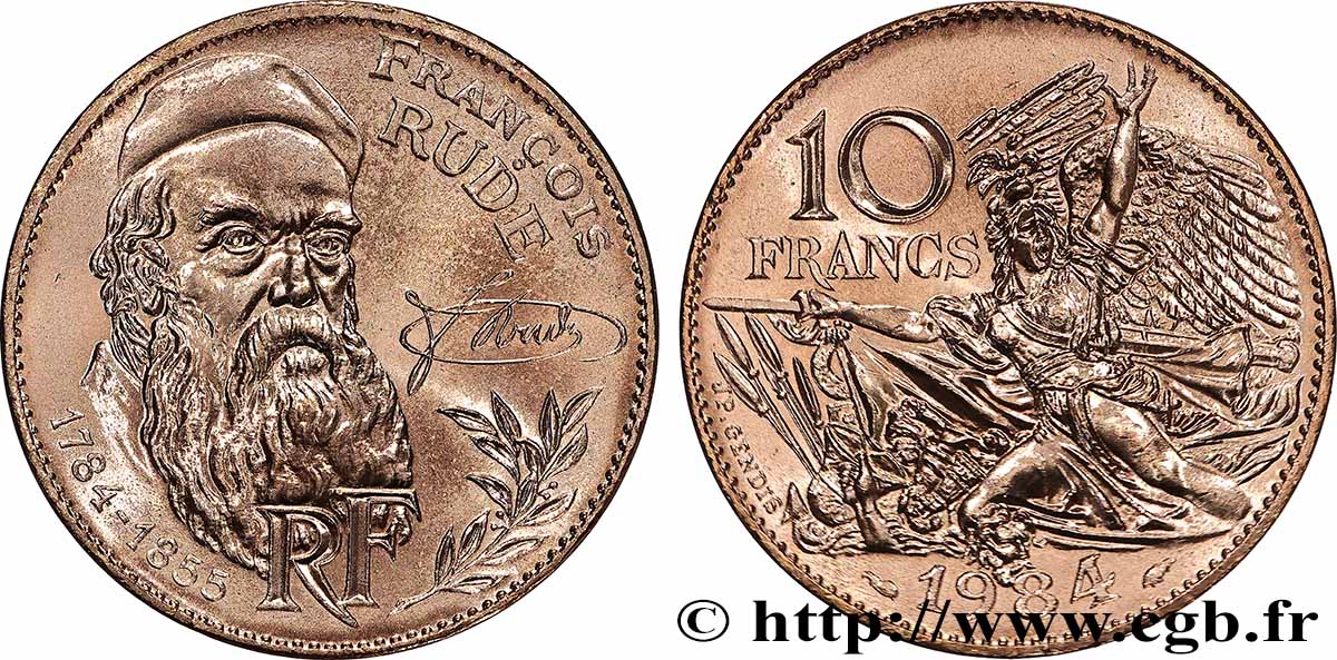 10 francs François Rude 1984 F.369/2 fST