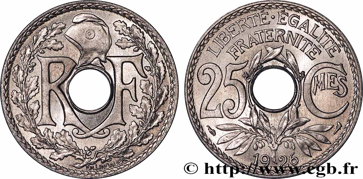 25 centimes Lindauer 1926 F.171/10 VZ