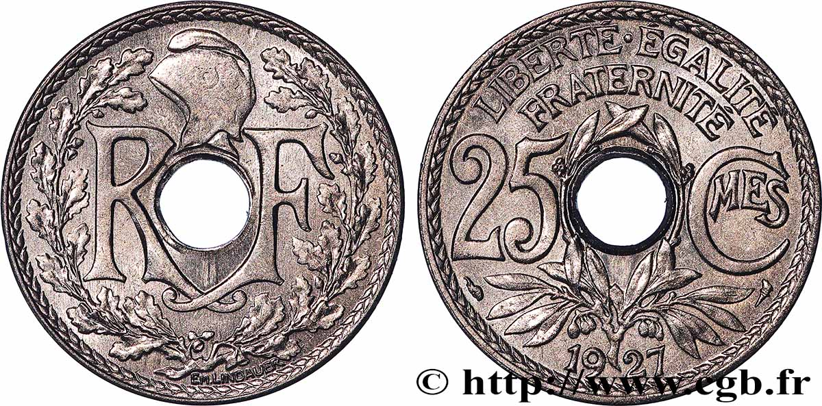 25 centimes Lindauer 1927 F.171/11 fST