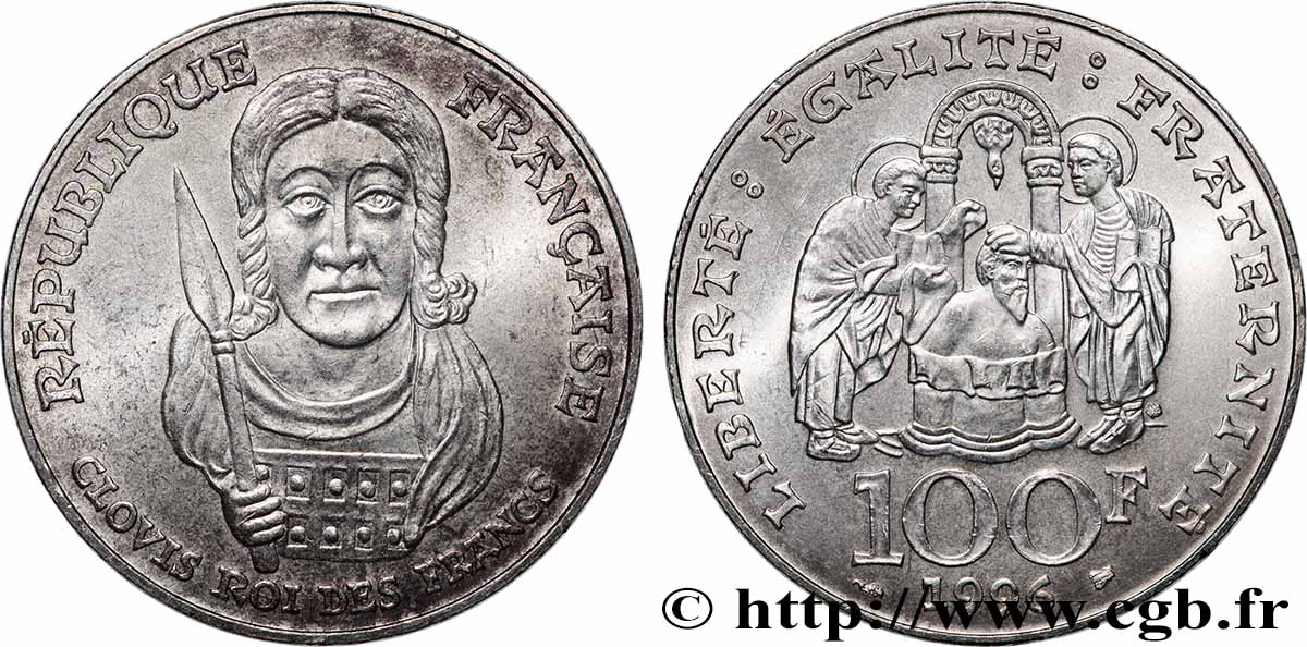 100 francs Clovis 1996 F.464/2 SUP+