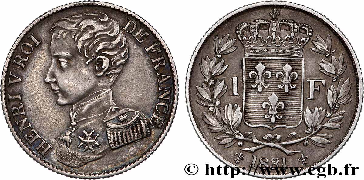 1 franc 1831 VG.2705 TTB+