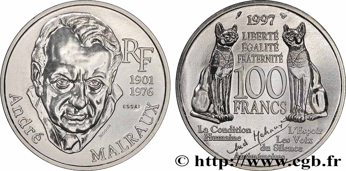 Essai de 100 francs Malraux 1997 Paris F.465/1 MS