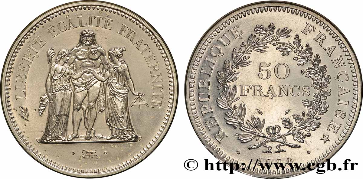 50 francs Hercule 1980 F.427/8 MS