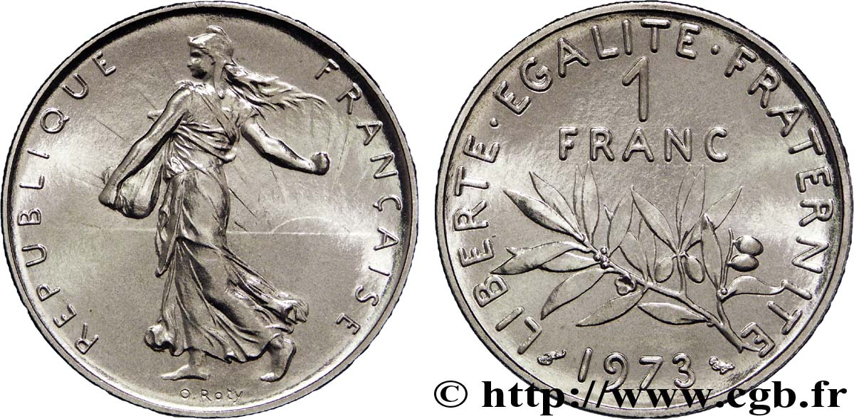 1 franc Semeuse, nickel 1973 Pessac F.226/18 ST68 