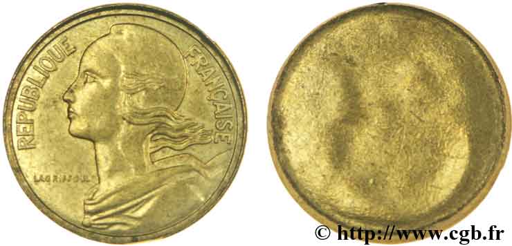 10 centimes Marianne, uniface n.d. Paris F.144/1 var. SUP58