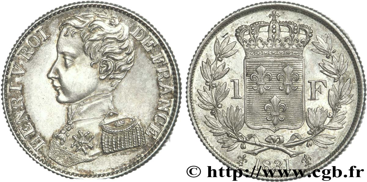 1 franc 1831 VG.2705 SUP62