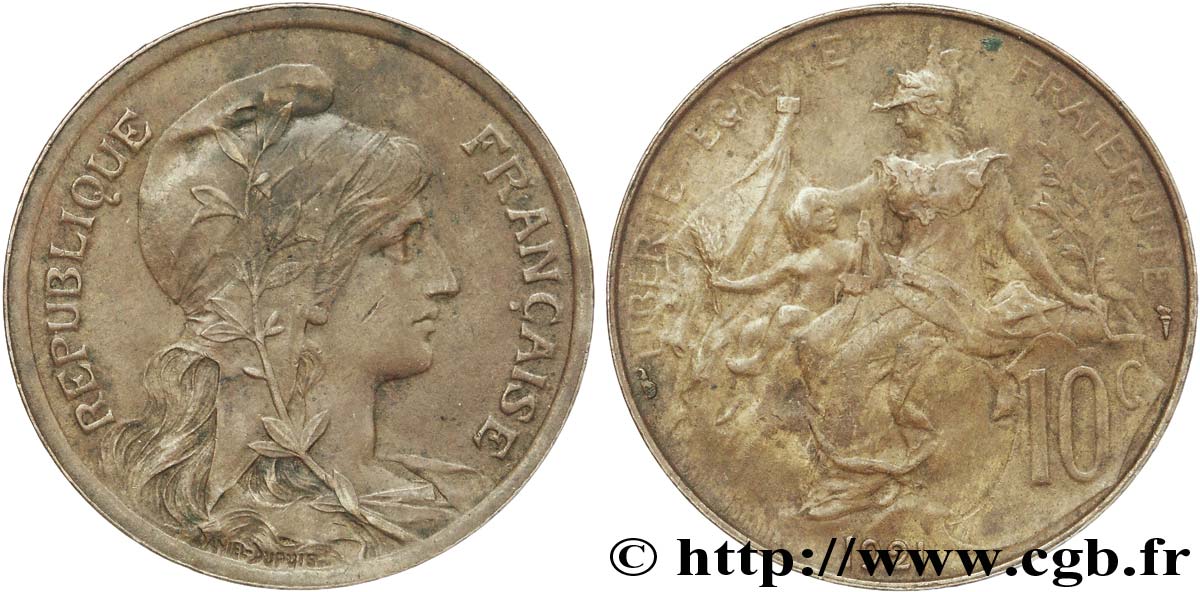 10 centimes Daniel-Dupuis 1921  F.136/30 TTB48 