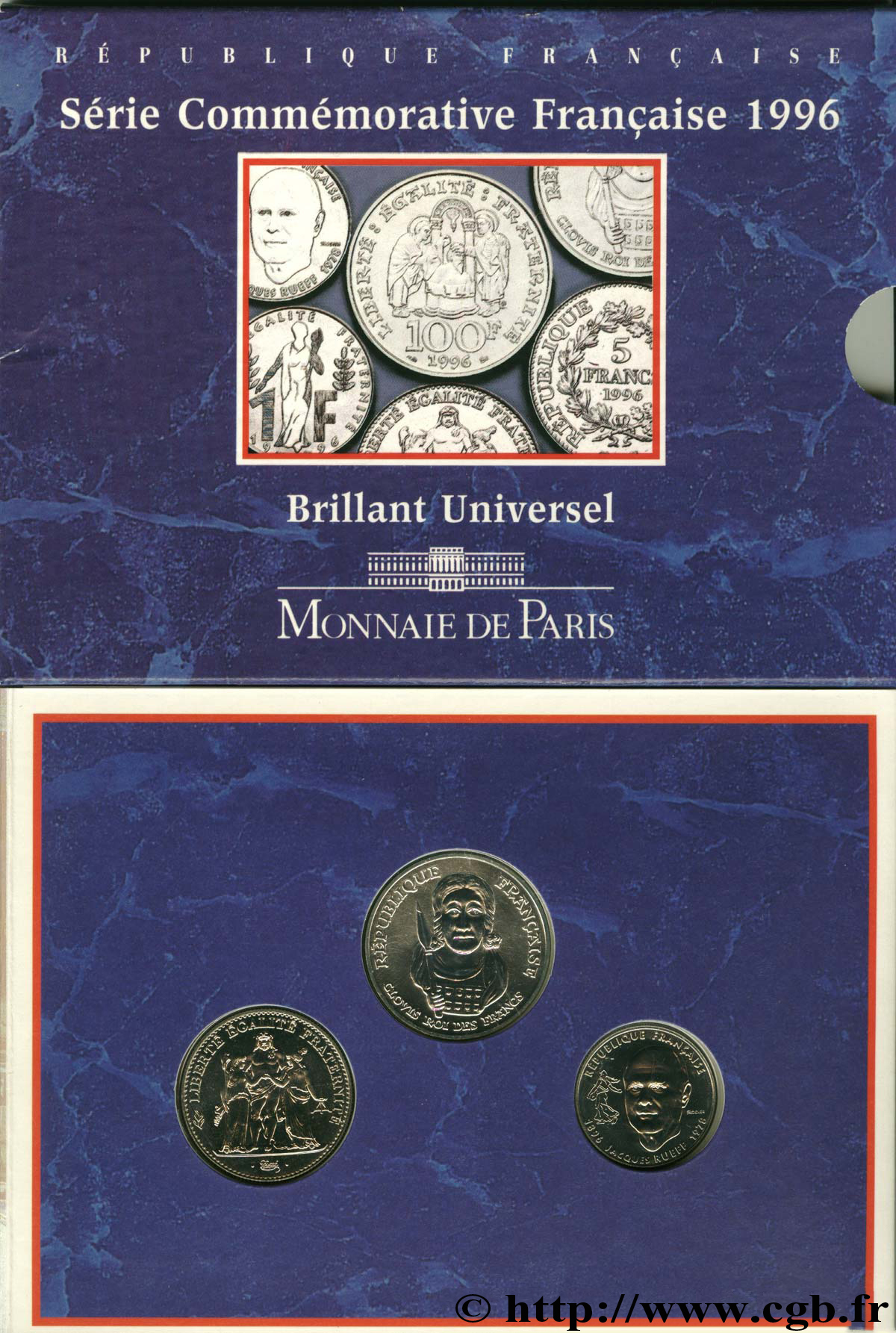 Série Brillant Universel 1996 Paris F.5200/15 FDC70 