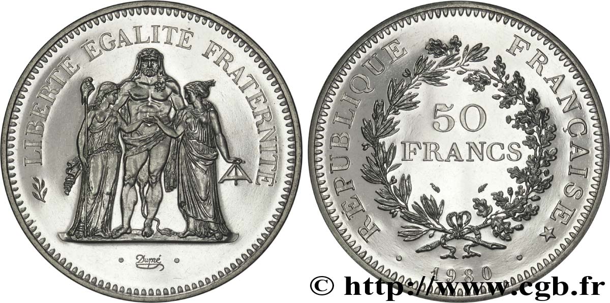 50 francs Hercule 1980 F.427/8 SPL62