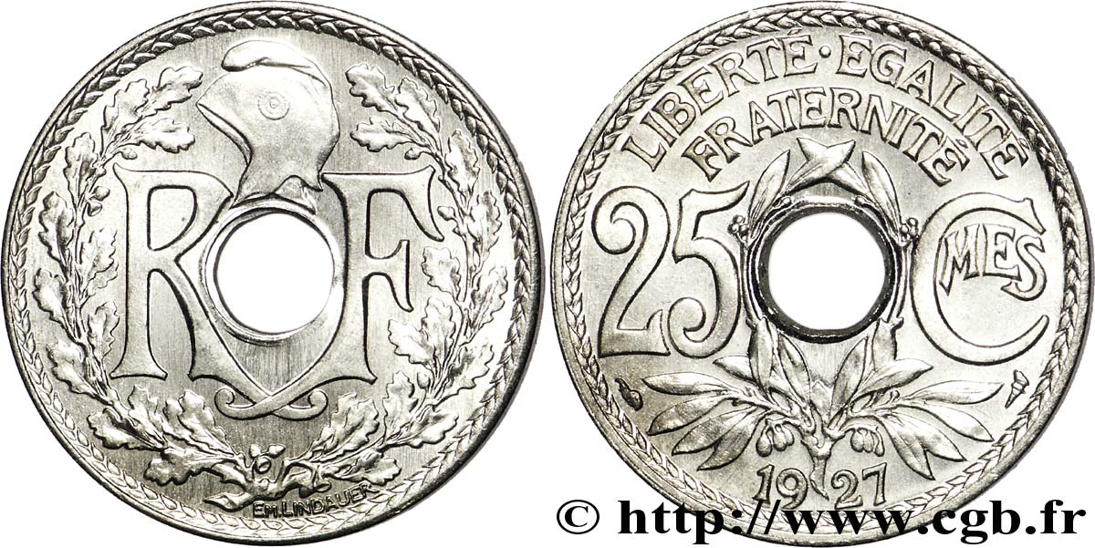 25 centimes Lindauer 1927 F.171/11 SPL64