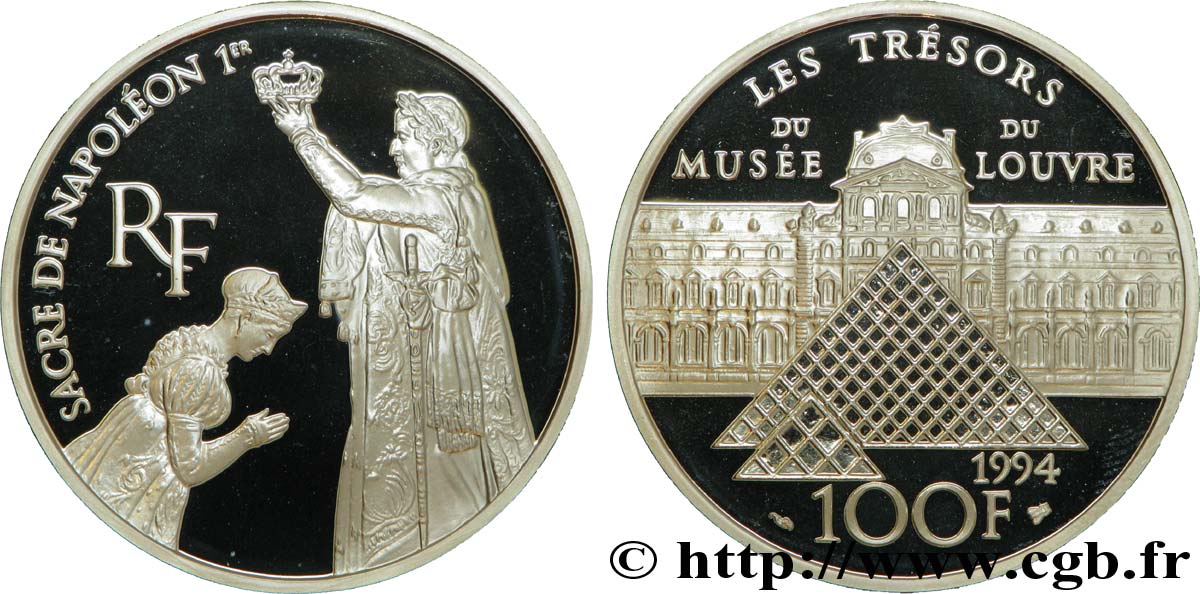 Belle Epreuve 100 francs - David 1994 F.1625 5 FDC70