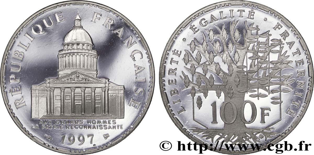100 francs Panthéon 1997  F.451/20 MS67 