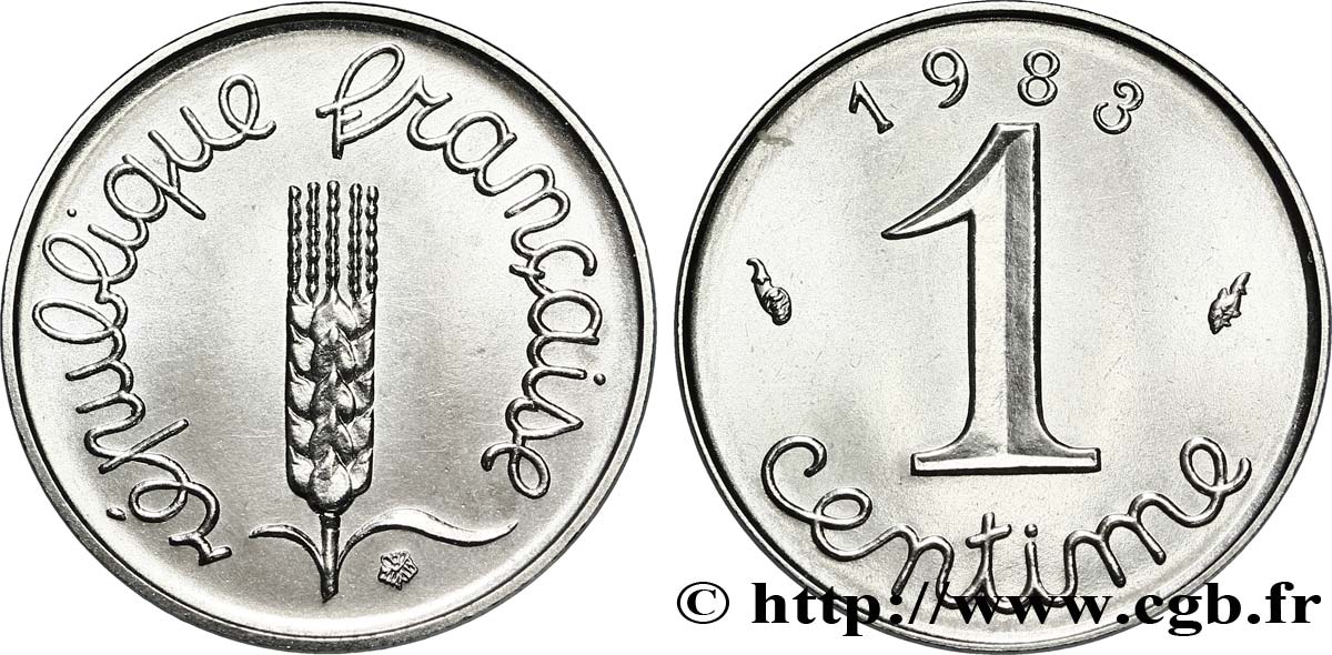 1 centime Épi 1983 Pessac F.106/40 FDC67