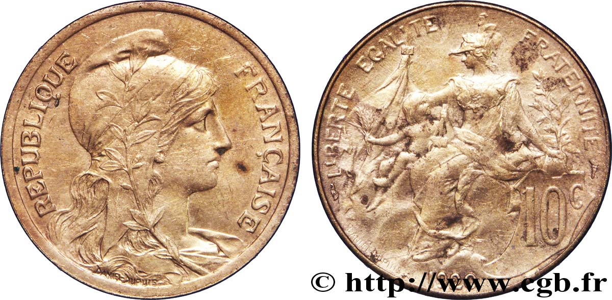 10 centimes Daniel-Dupuis 1920  F.136/29 AU54 