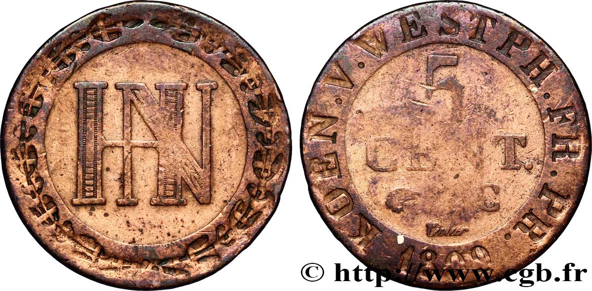 5 cent. 1809 Cassel VG.2034 B10