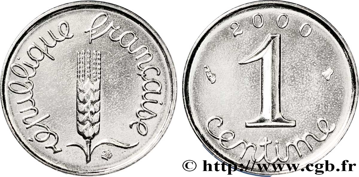 1 centime Épi 2000 Pessac F.106/61 FDC65