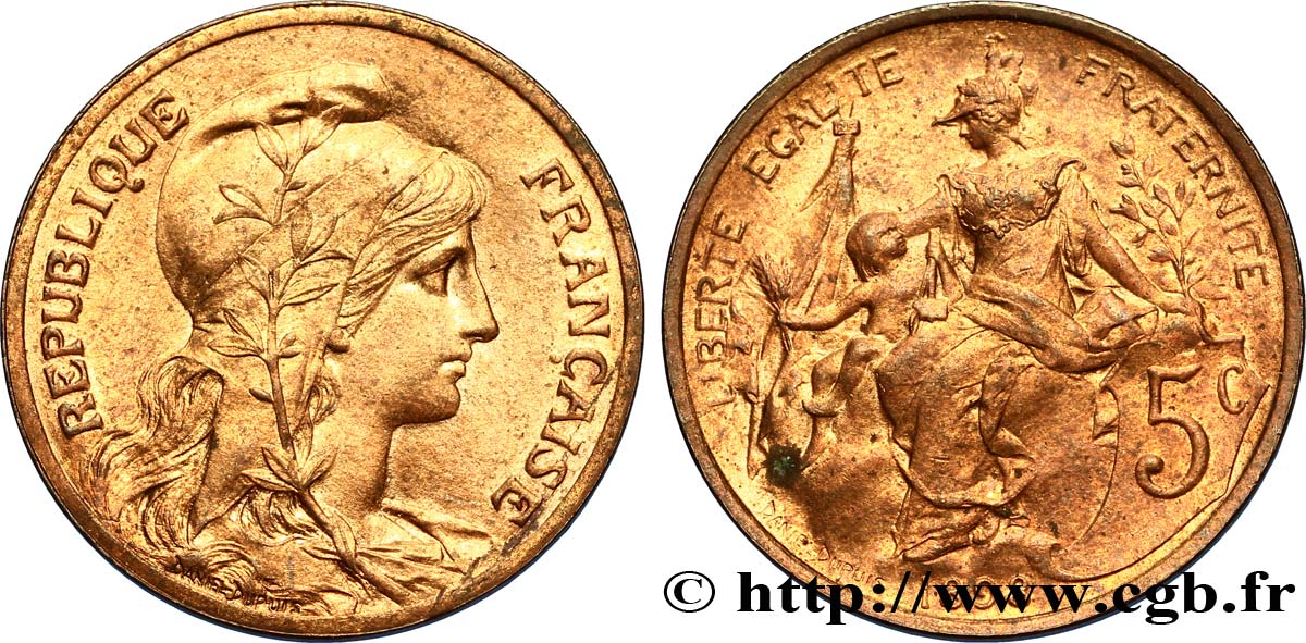 5 centimes Daniel-Dupuis 1898 F.119/5 SUP60