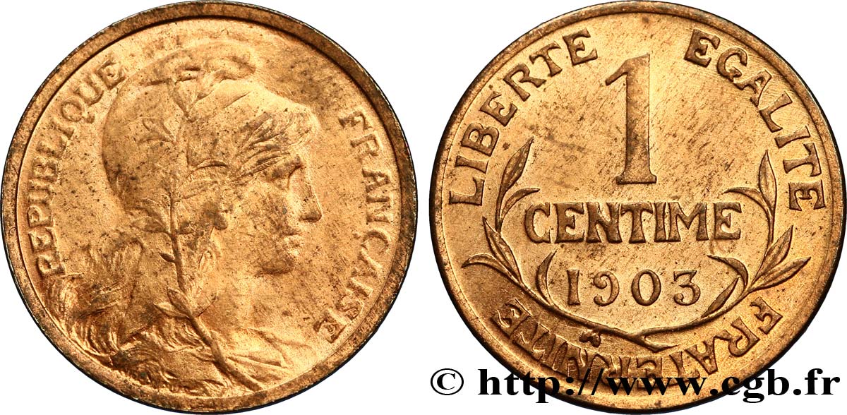 1 centime Daniel-Dupuis 1903 Paris F.105/8 SPL63