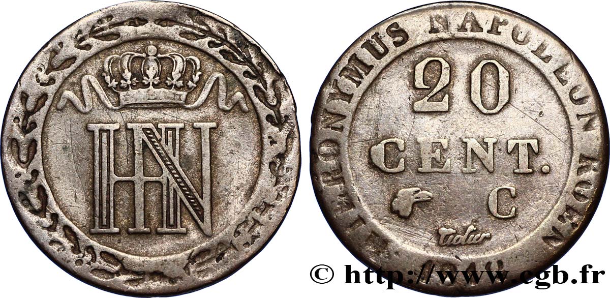 20 cent. 1812 Cassel VG.2029 TTB40