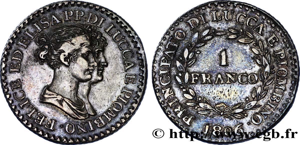 1 franco 1806 Florence M.441  MB30 