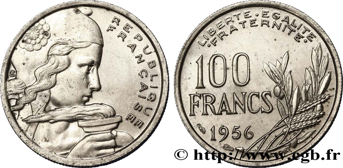100 francs Cochet 1956  F.450/8 EBC55 