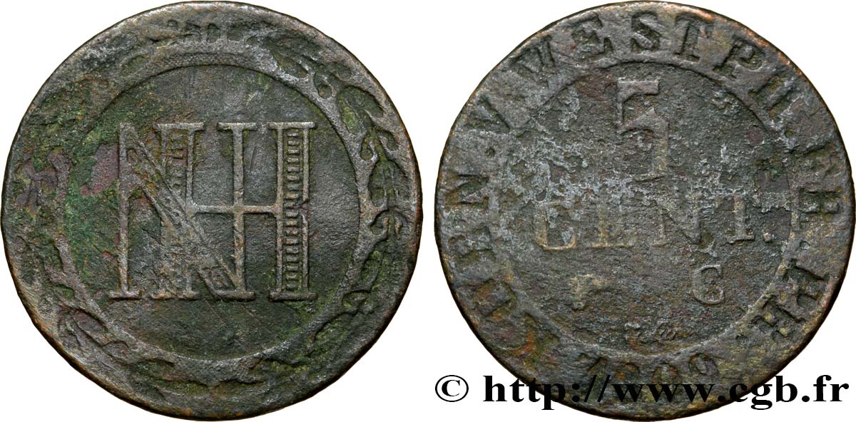 5 cent. 1809 Cassel VG.2034  SGE 