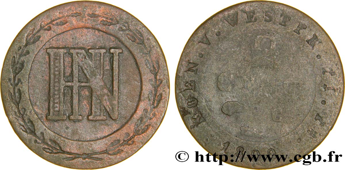 2 cent. 1809 Cassel VG.2039  B10 
