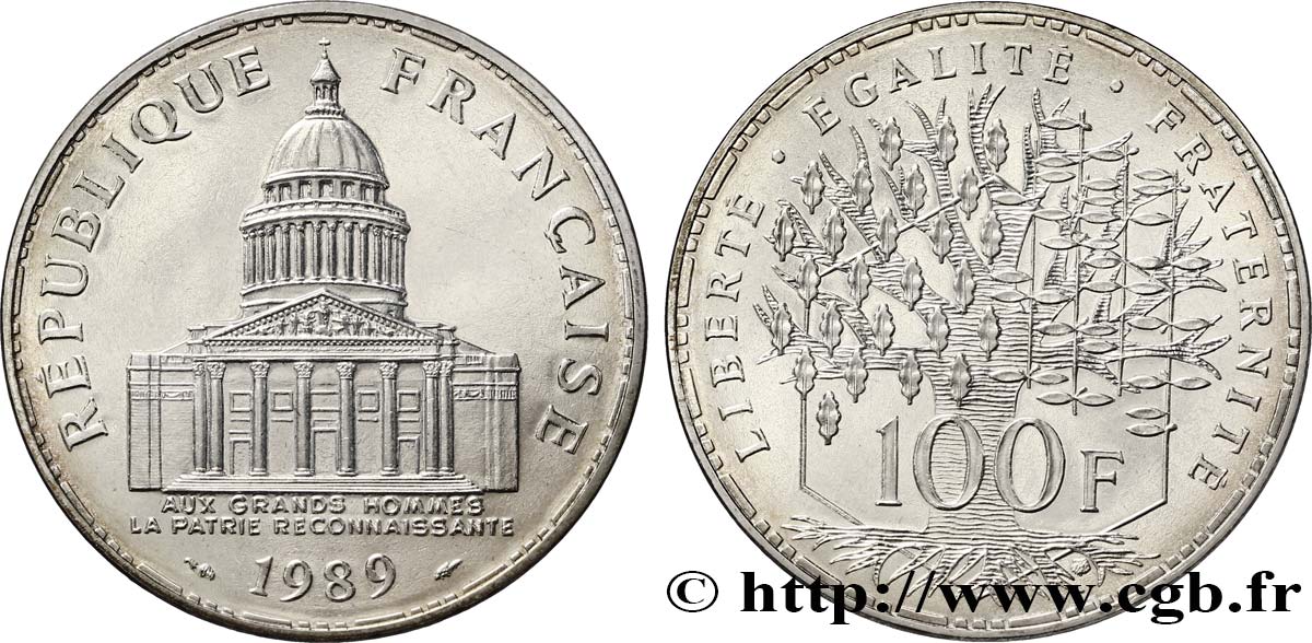 100 francs Panthéon 1989  F.451/9 ST65 