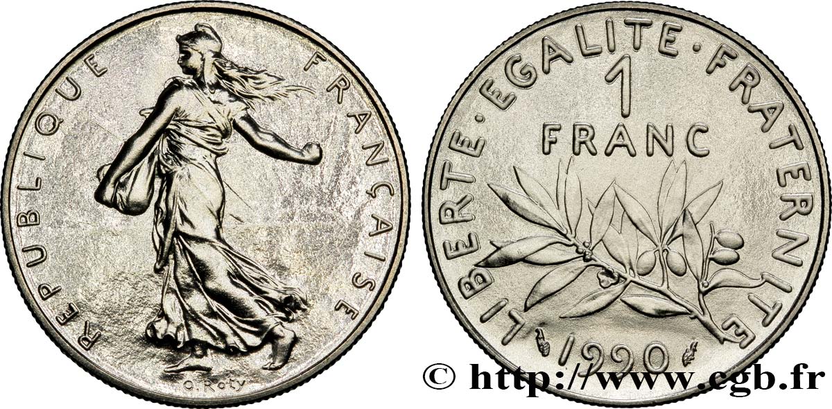 1 franc Semeuse, nickel 1990 Pessac F.226/35 FDC67 