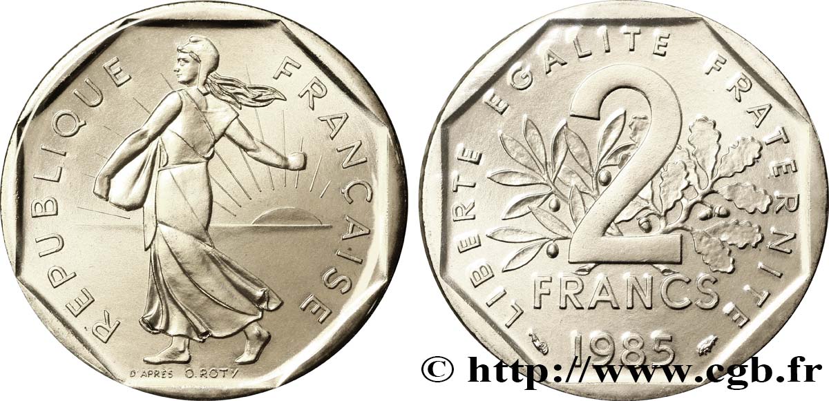 2 francs Semeuse, nickel 1985 Pessac F.272/9 FDC68 