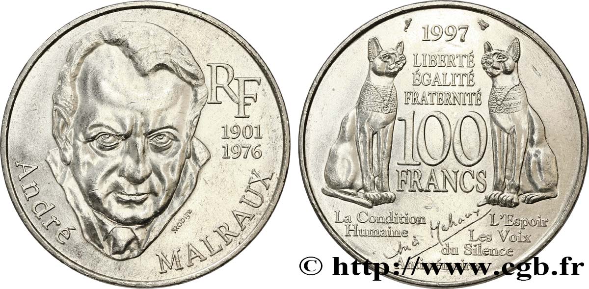 100 francs Malraux 1997  F.465/2 MS60 