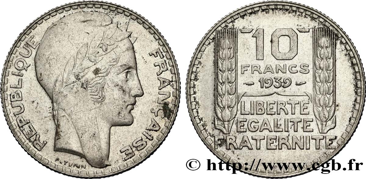 10 francs Turin 1939  F.360/10 MBC53 