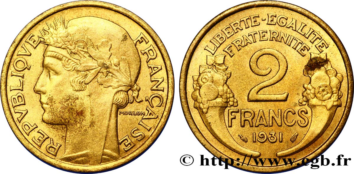 2 francs Morlon 1931  F.268/2 BB48 