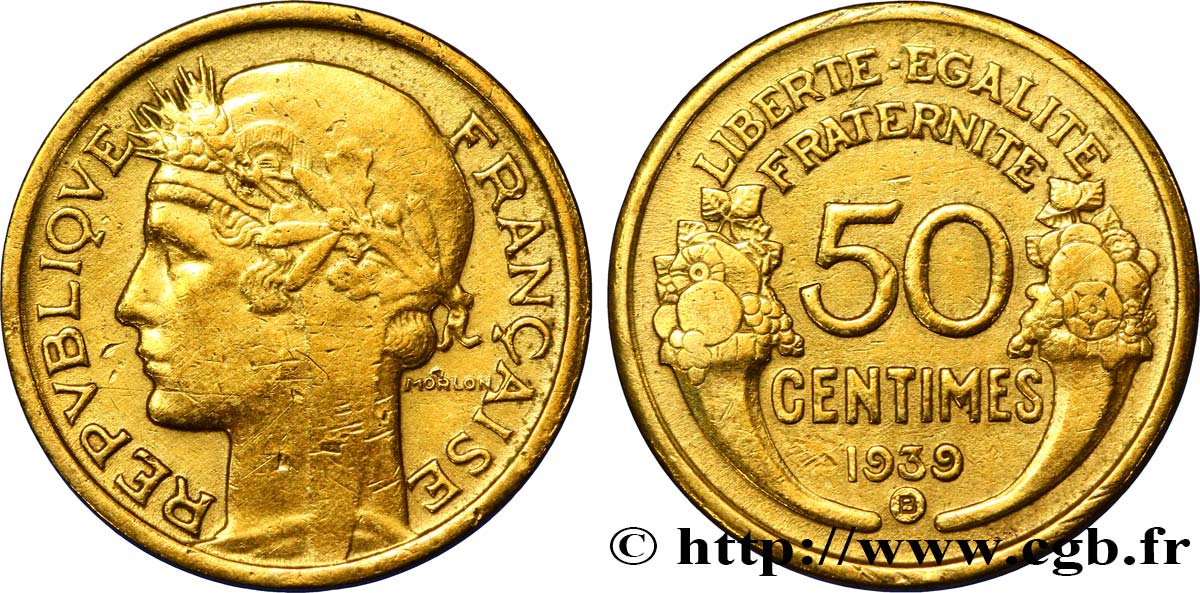 50 centimes Morlon 1939 Bruxelles F.192/16 SS48 