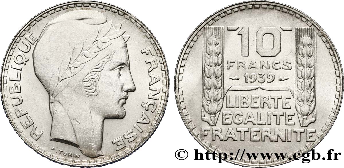 10 francs Turin 1939  F.360/10 SUP61 