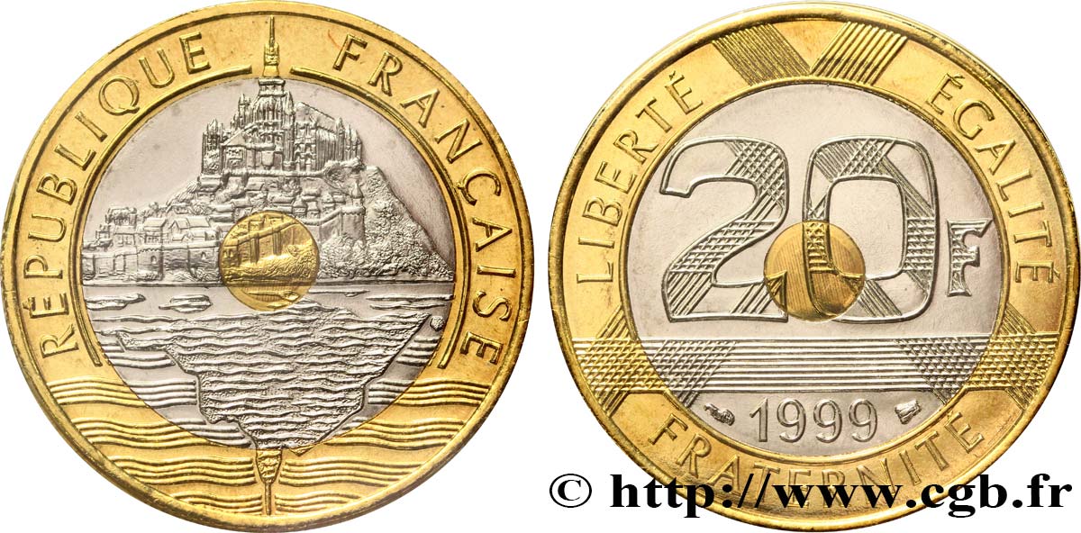 20 francs Mont Saint-Michel 1999 Pessac F.403/15 ST68