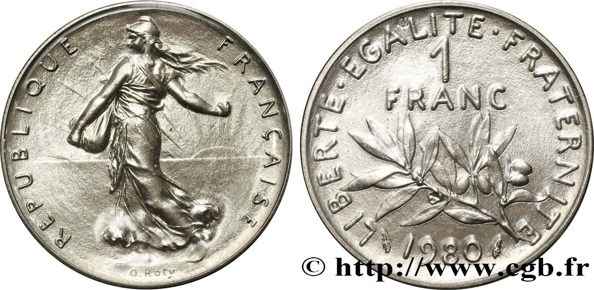 1 franc Semeuse, nickel 1980 Pessac F.226/25 FDC68